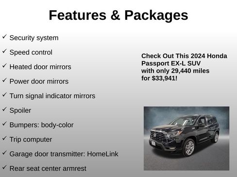 Certified 2024 Honda Passport EX-L image 24