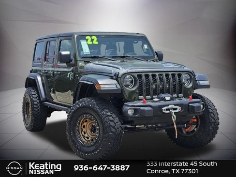 Used 2022 Jeep Wrangler Unlimited Rubicon w/ Steel Bumper Group AWD/4WD image 3