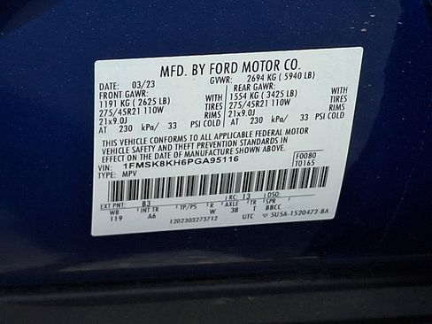 Used 2023 Ford Explorer ST-Line w/ Class IV Trailer Tow Package AWD/4WD image 27