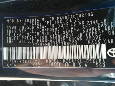 Used 2025 Toyota Corolla LE FWD image 49