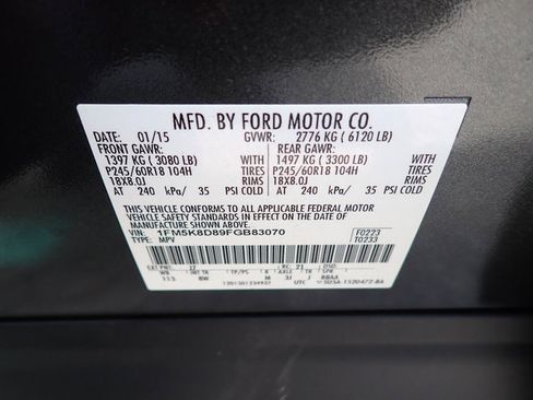Used 2015 Ford Explorer XLT w/ Equipment Group 201B AWD/4WD image 21