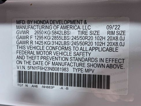 Used 2022 Honda Pilot Special Edition image 32