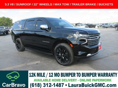 Certified 2023 Chevrolet Suburban Premier w/ Max Trailering Package AWD/4WD image 1