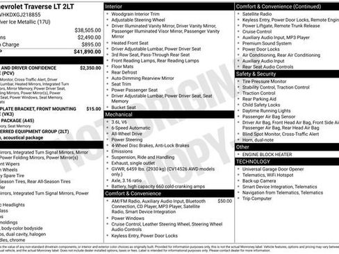 Used 2016 Chevrolet Traverse LT image 17