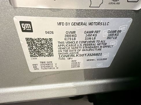 New 2026 Chevrolet Traverse RS FWD image 19