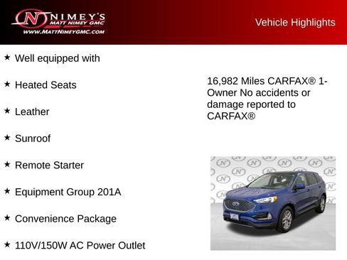 Used 2023 Ford Edge SEL w/ Convenience Package AWD/4WD image 6