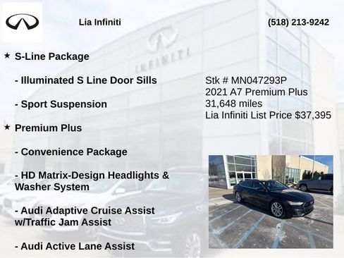 Used 2021 Audi A7 3.0T Premium Plus w/ Premium Plus image 7