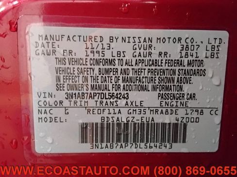 Used 2013 Nissan Sentra SL w/ Premium Pkg FWD image 17