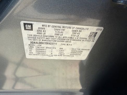 Used 2013 Chevrolet Equinox LT w/ Driver Convenience Package image 9