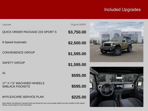 New 2026 Jeep Wrangler Sport S image 7