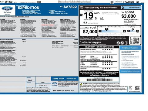 Used 2019 Ford Expedition Limited w/ Equipment Group 303A image 3