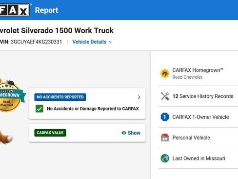 Used 2019 Chevrolet Silverado 1500 W/T w/ WT Convenience Package AWD/4WD image 7