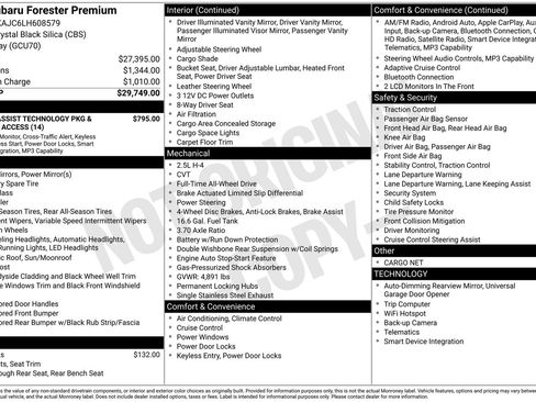 Used 2020 Subaru Forester Premium image 32