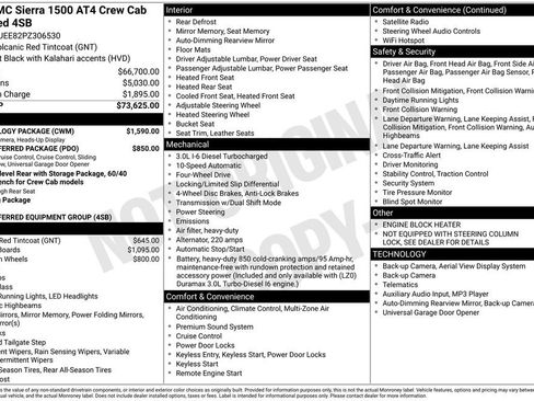 Used 2023 GMC Sierra 1500 AT4 w/ Technology Package image 8