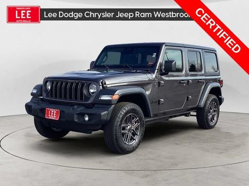 Certified 2025 Jeep Wrangler Unlimited Sport AWD/4WD image 1