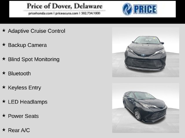 Used 2023 Toyota Sienna LE FWD image 2