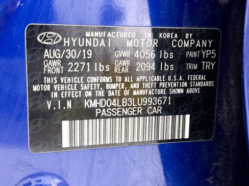 Used 2020 Hyundai Elantra Sport w/ Premium Package 02 FWD image 35
