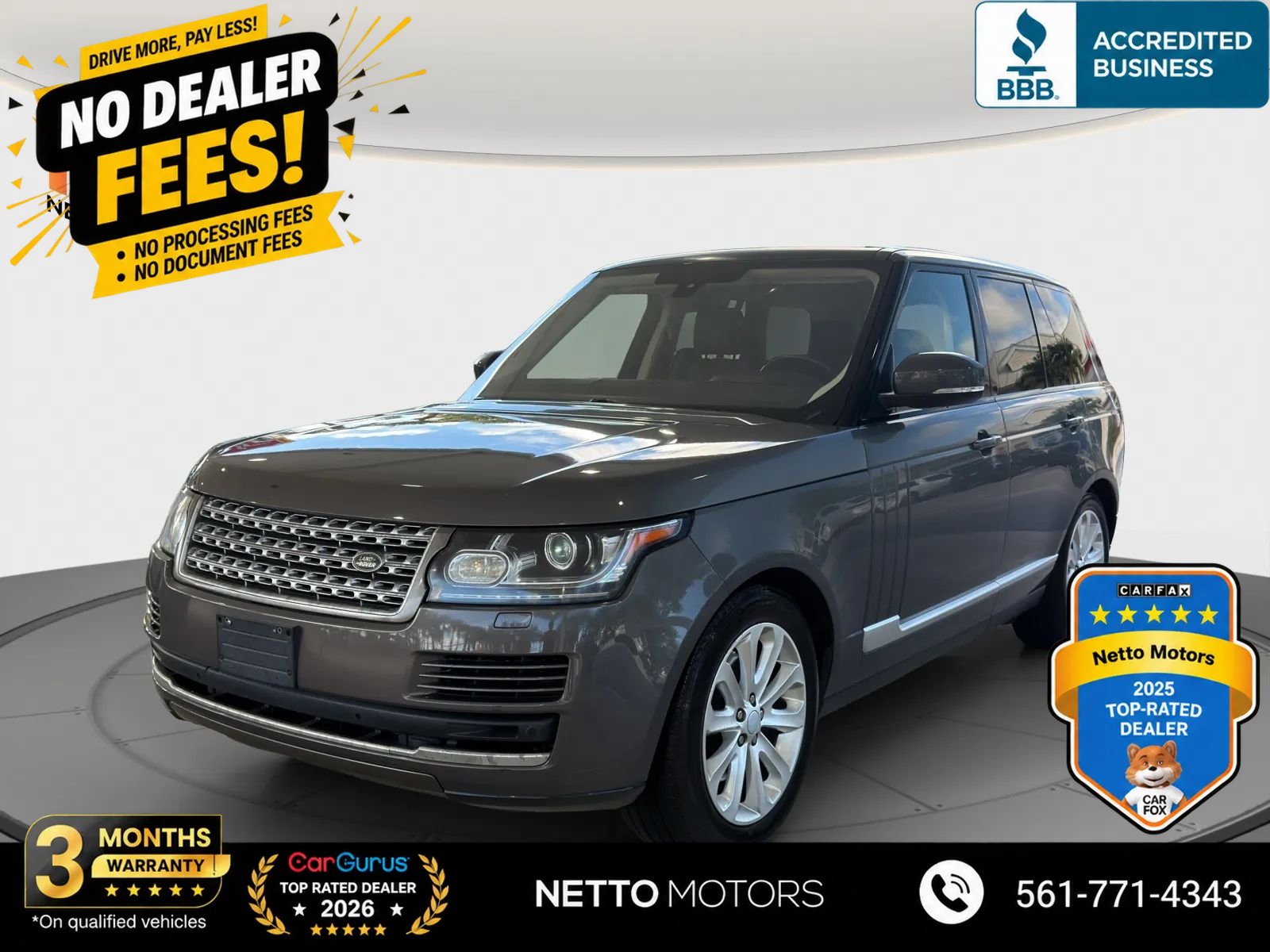 Used 2016 Land Rover Range Rover HSE AWD/4WD image 1