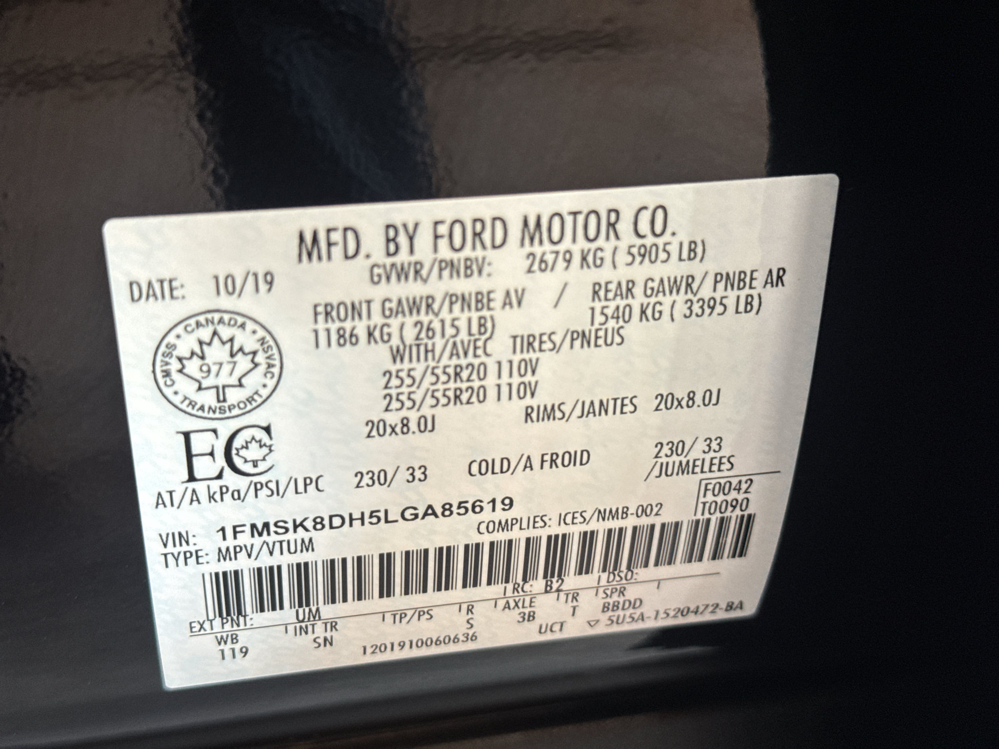 Used 2020 Ford Explorer XLT w/ Equipment Group 202A AWD/4WD image 41