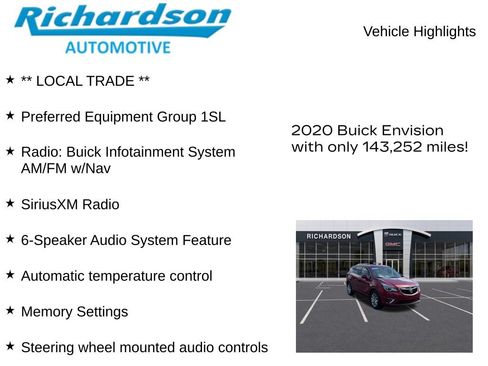 Used 2020 Buick Envision Essence FWD image 12