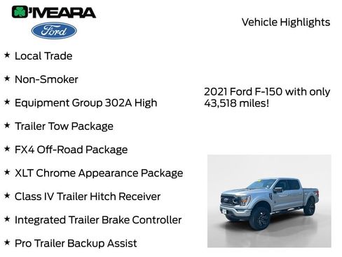 Used 2021 Ford F150 XLT w/ Equipment Group 302A High AWD/4WD image 8