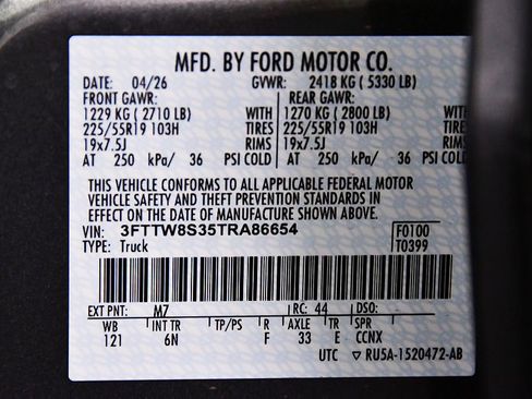 New 2026 Ford Maverick Lariat AWD/4WD image 14