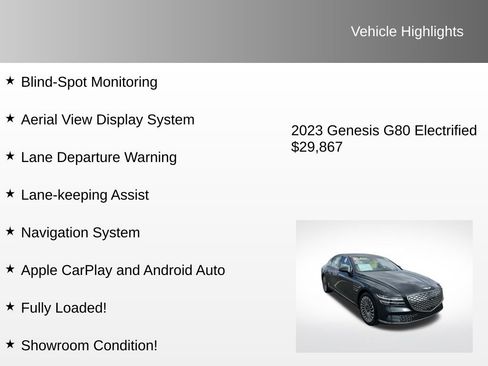 Used 2023 Genesis G80 image 8