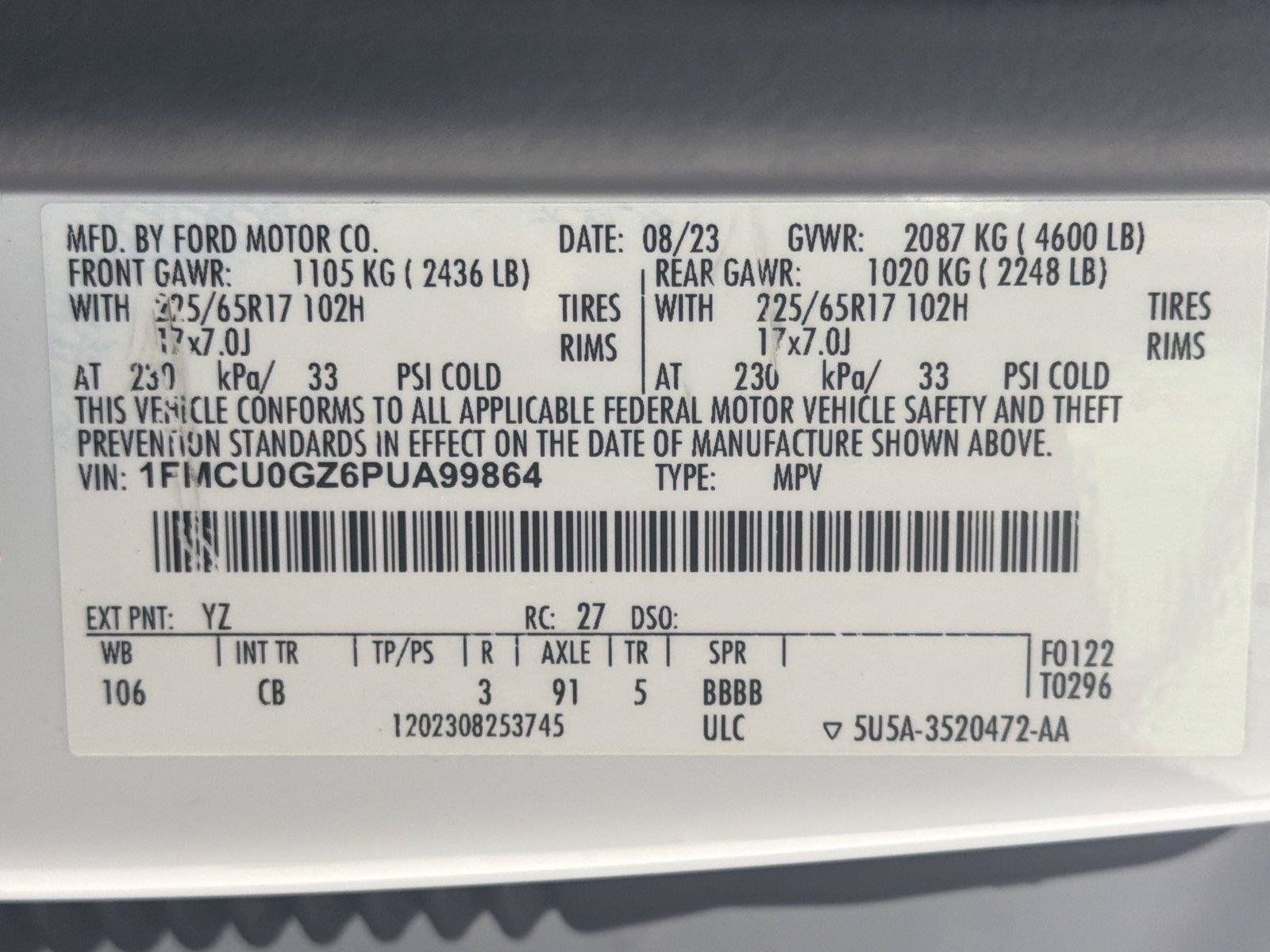 Used 2023 Ford Escape Active FWD image 30