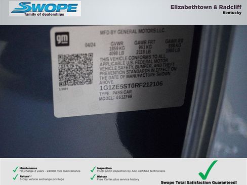 Used 2024 Chevrolet Malibu LT image 28