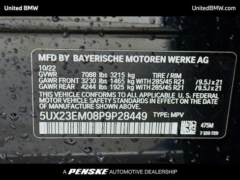 Used 2023 BMW X7 xDrive40i w/ Executive Package image 15