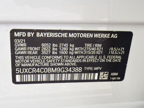 Used 2021 BMW X5 sDrive40i w/ Premium Package 2 RWD image 20