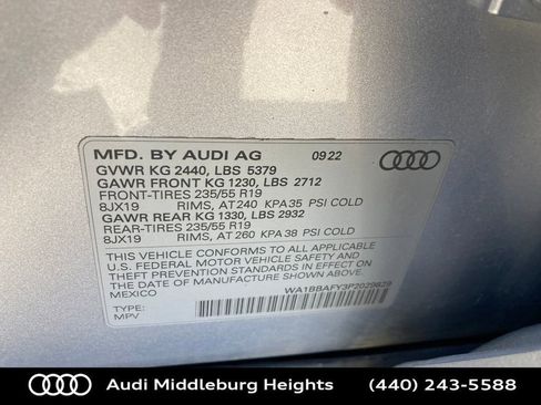 Certified 2023 Audi Q5 2.0T Premium Plus w/ Premium Plus Package image 19