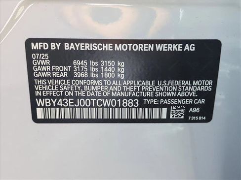 New 2026 BMW i7 eDrive50 w/ M Sport Package image 17