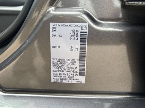 Used 2026 Nissan Altima 2.5 SV FWD image 23