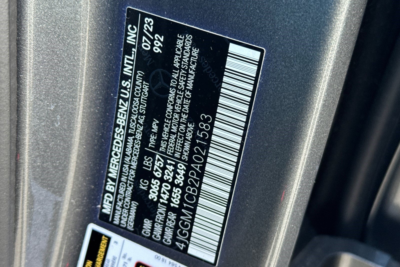 Certified 2023 Mercedes-Benz EQE 350+ 4MATIC SUV image 29
