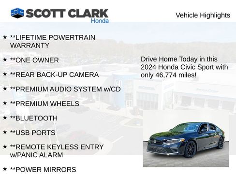 Used 2024 Honda Civic Sport image 11