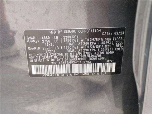 Used 2023 Subaru Outback Premium image 14