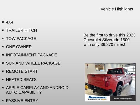 Used 2023 Chevrolet Silverado 1500 LT Trail Boss w/ Protection Package image 7