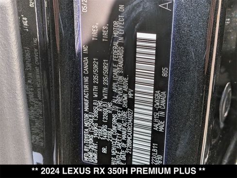 Used 2024 Lexus RX 350 w/ Convenience Package image 29