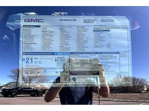 New 2026 GMC Acadia AT4 image 14