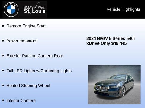 Used 2024 BMW 540i xDrive image 16