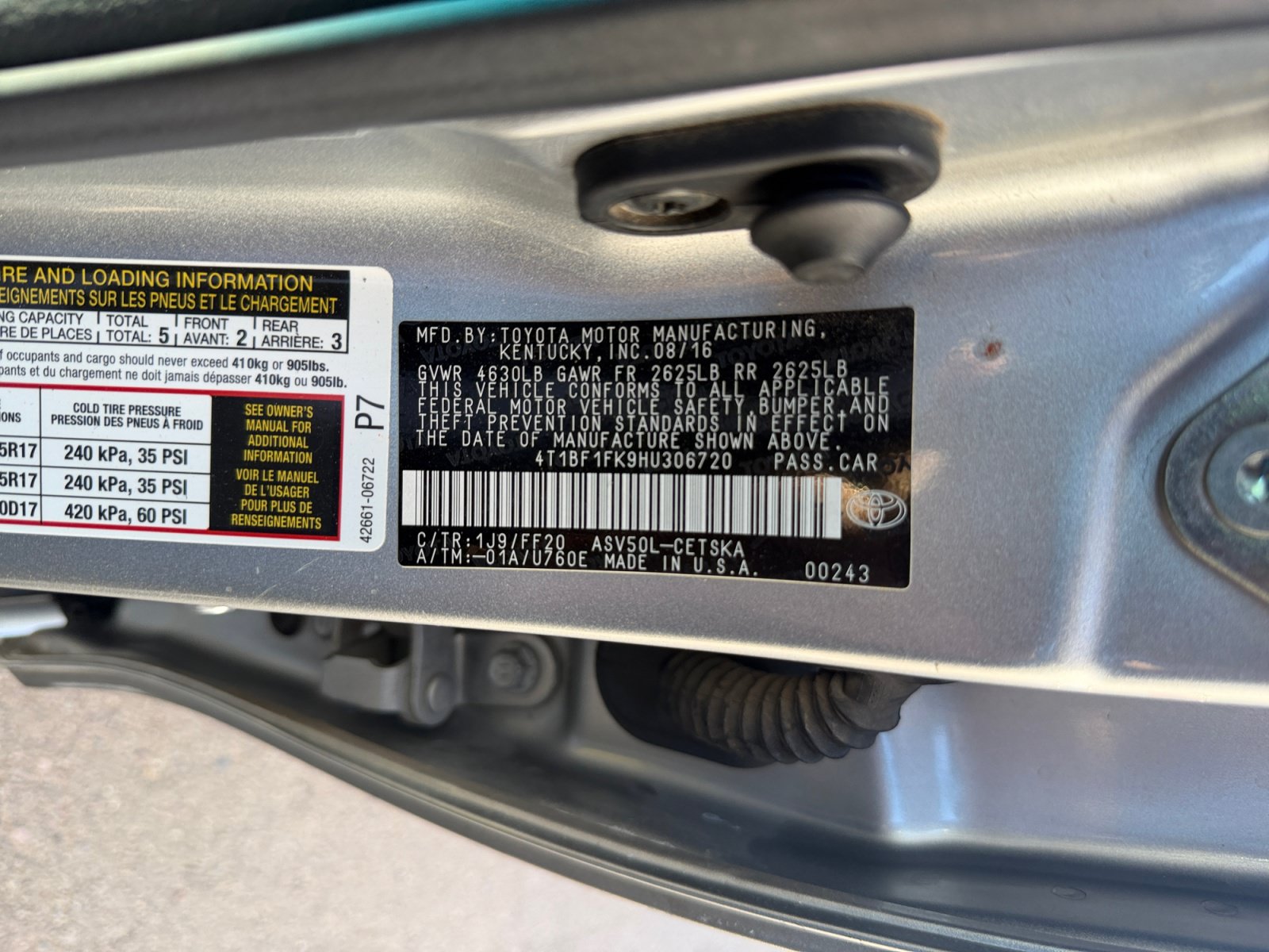 Used 2017 Toyota Camry SE FWD image 33