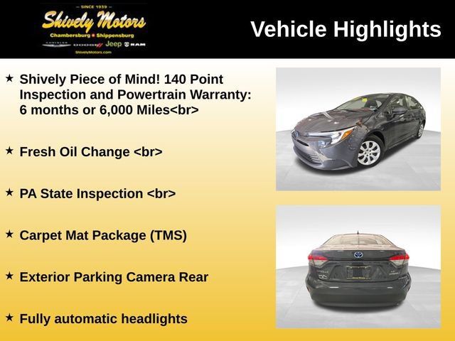 Used 2023 Toyota Corolla LE w/ Carpet Mat Package (TMS) FWD image 6