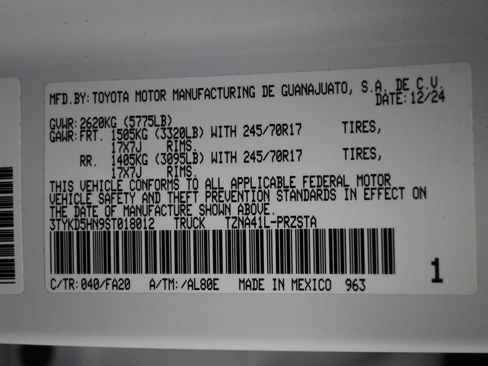 Used 2025 Toyota Tacoma SR RWD image 13