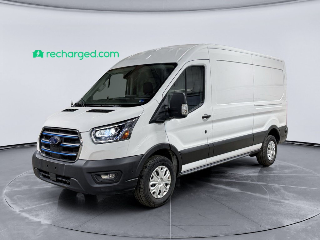 Used 2022 Ford E-Transit Medium Roof w/ Load Area Protection Package RWD image 1
