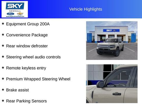 New 2025 Ford Bronco Sport Big Bend w/ Convenience Package image 12