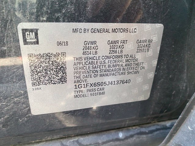 Used 2018 Chevrolet Bolt Premier w/ Driver Confidence II Package FWD image 7