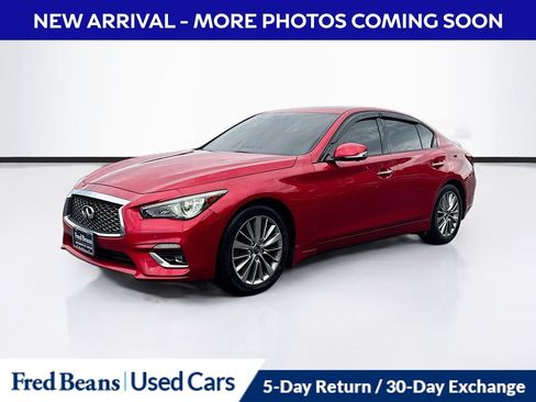 Used 2021 INFINITI Q50 Luxe w/ Seat & Sound Package AWD/4WD image 3
