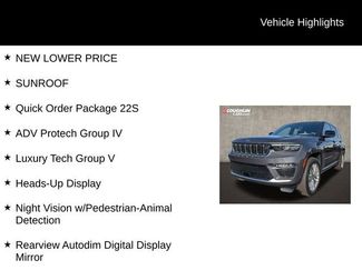 Used 2022 Jeep Grand Cherokee Summit w/ Adv Protech Group IV AWD/4WD video 2