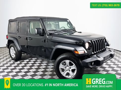 Used 2021 Jeep Wrangler Unlimited Sport image 1